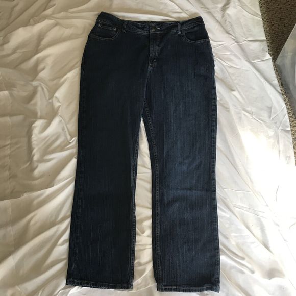 Rider By Lee Womans Modern Skinny Jeans Dark Wash Denim Size 18M - Picture 1 of 10